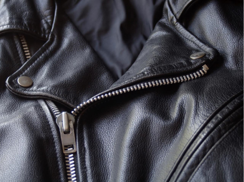 Clean leather jacket